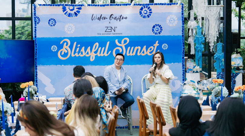 Zen Tableware Hadirkan Koleksi Bertemakan Tie Dye dengan Menggandeng Wulan Guritno