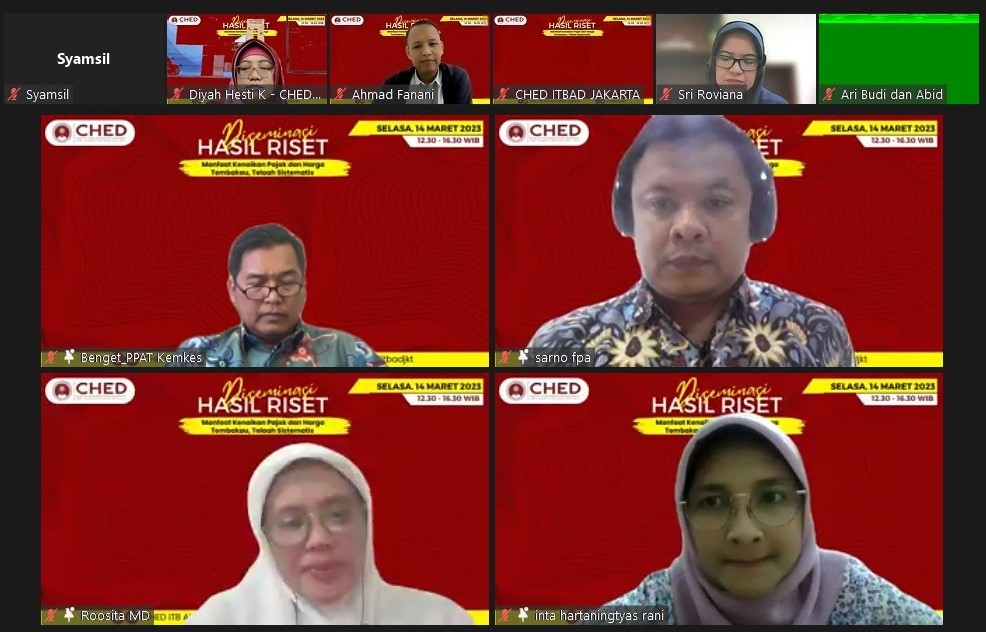 Diseminasi Hasil Riset: Kenaikan Cukai dan Harga Kurang Efektif
