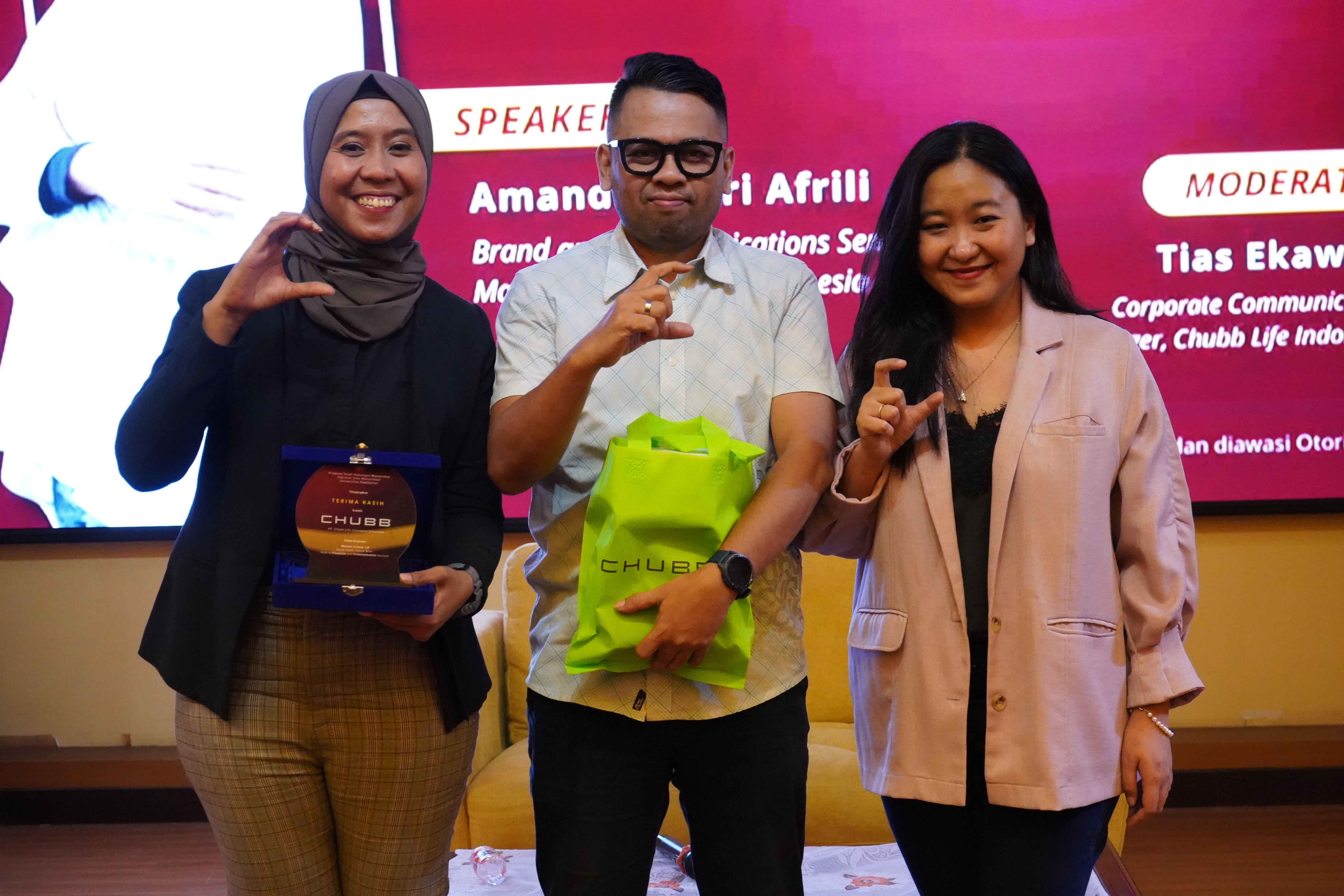 Chubb Life Indonesia Kuliah Umum di FIKOM UNPAD: Tingkatkan Literasi Keuangan Generasi Muda Indonesia
