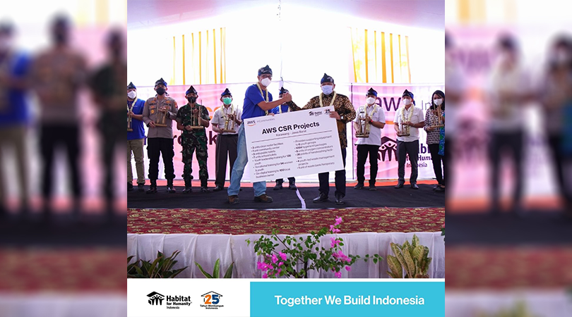 Kolaborasi dengan AWS, Habitat Indonesia Implementasikan Program CSR di Karawang