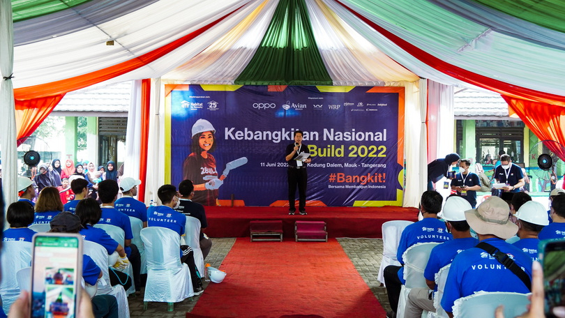 Sempat Terhenti Akibat Pandemi Covid-19, Habitat Indonesia kembali Adakan Voluneers Build
