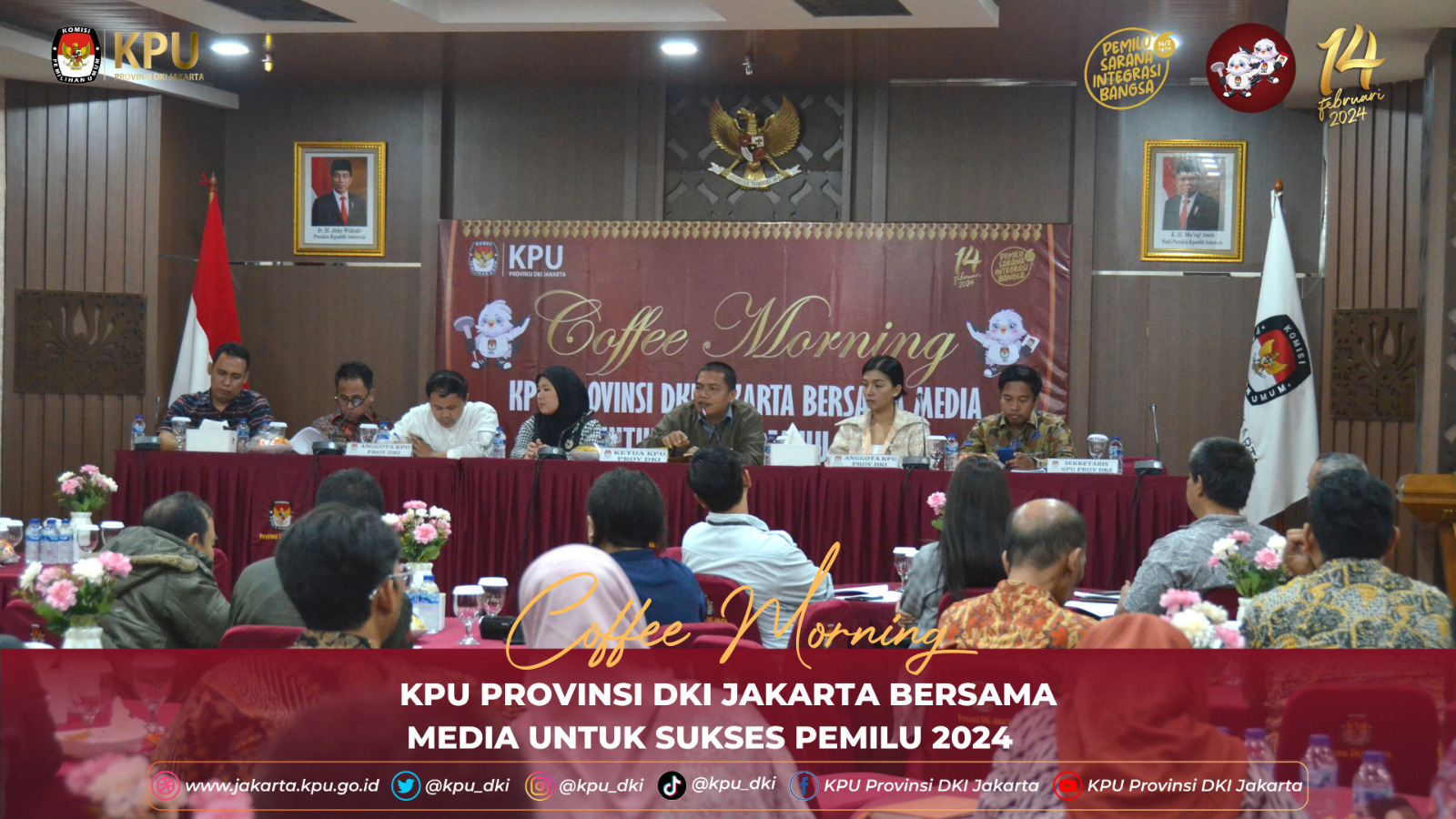 Coffee Morning KPU DKI Jakarta: Bersama Media Sukses Pemilu 2024