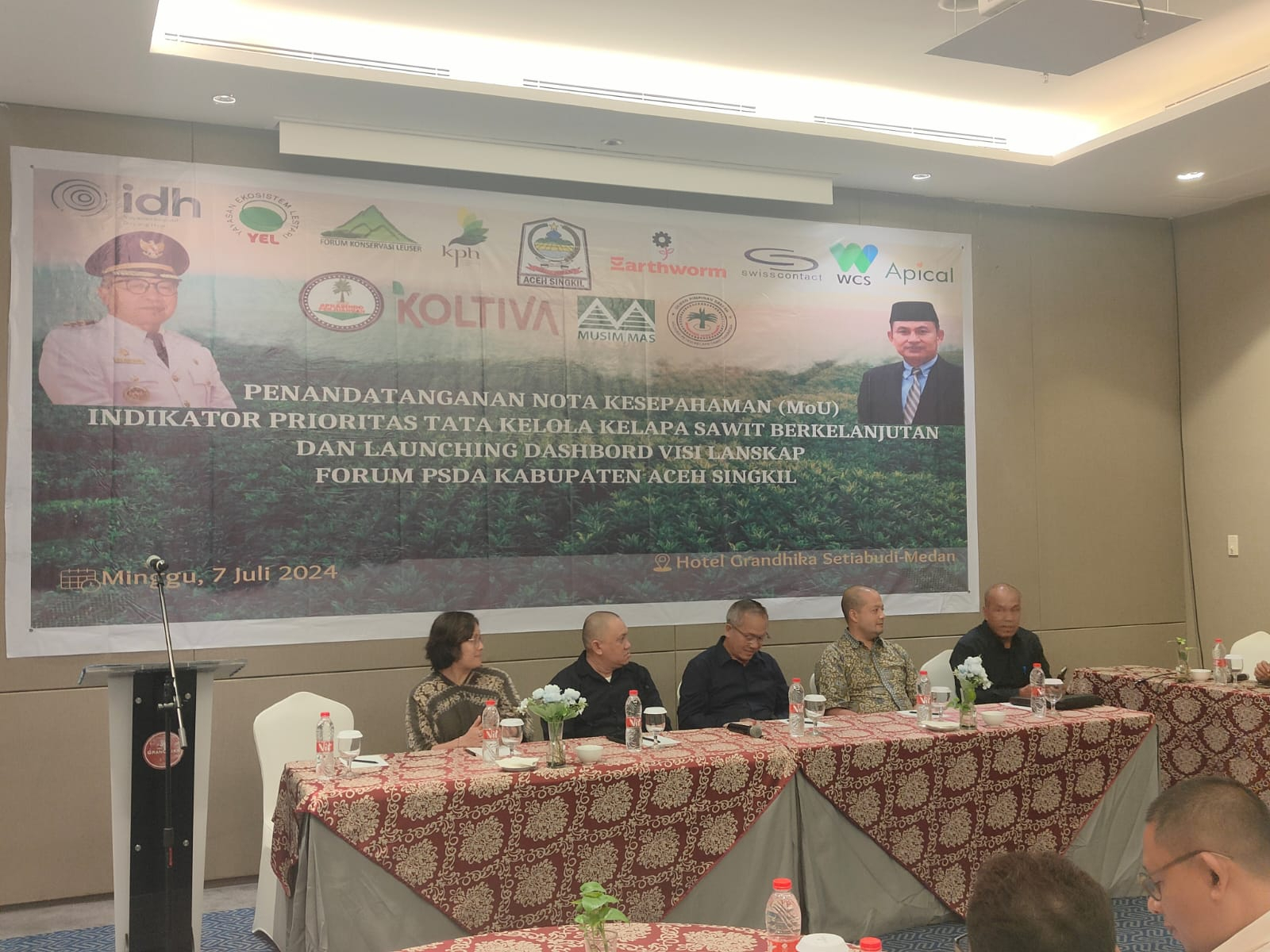 Aceh Singkil dan Pemangku Kepentingan Sepakati Visi Lanskap Tata Kelola Kelapa Sawit Berkelanjutan