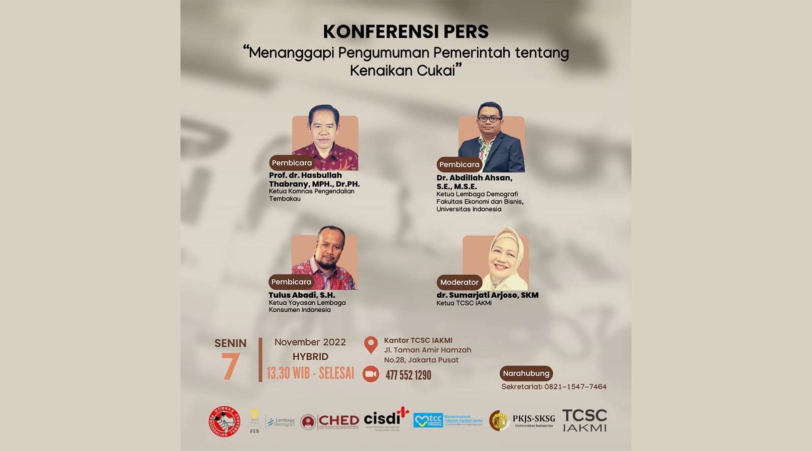 Cukai Rokok Hanya Naik 10 persen, Apakah Efektif Menurunkan Prevalensi Perokok di Indonesia?