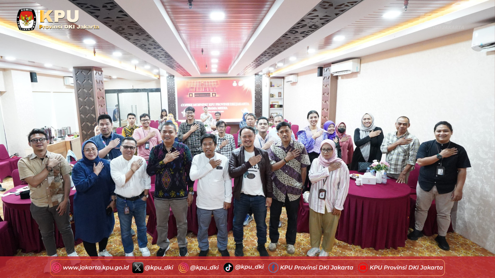 Sosialisasikan Kampanye di Media, KPU DKI Gelar Coffee Morning Bersama Awak Media