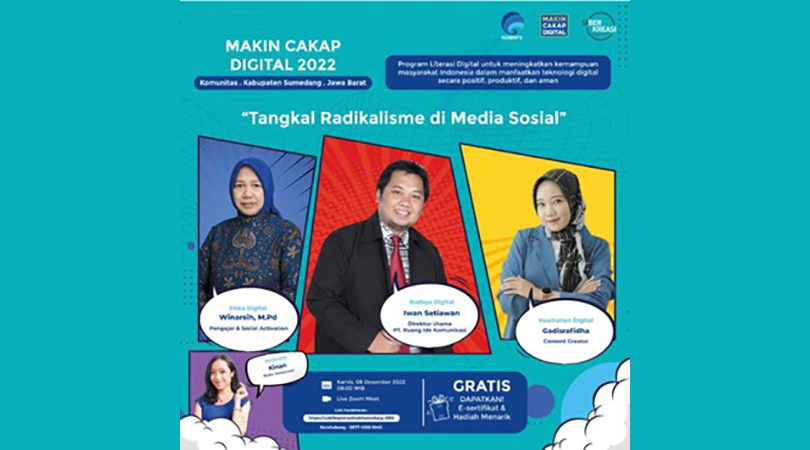 Makin Cakap Digital 2022: Tangkal Radikalisme di Media Sosial