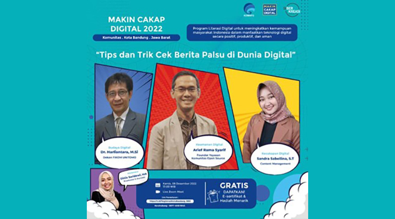 Makin Cakap Digital 2022: Tips dan Trik Cek Berita Palsu di Dunia Digital