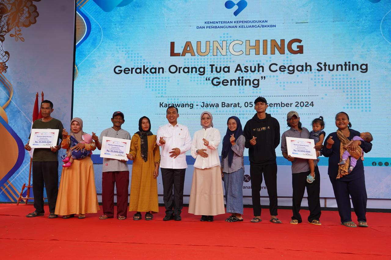 Satu Dari Lima Anak Indonesia Stunting, Kemendukbangga/BKKBN Luncurkan GENTING