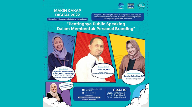 Makin Cakap Digital 2022: Pentingnya Public Speaking Dalam Membentuk Personal Branding