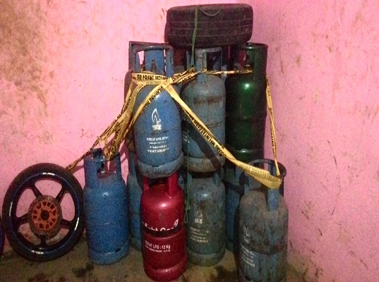 Polres Bogor Ciduk Pengoplos Gas Bersubsidi