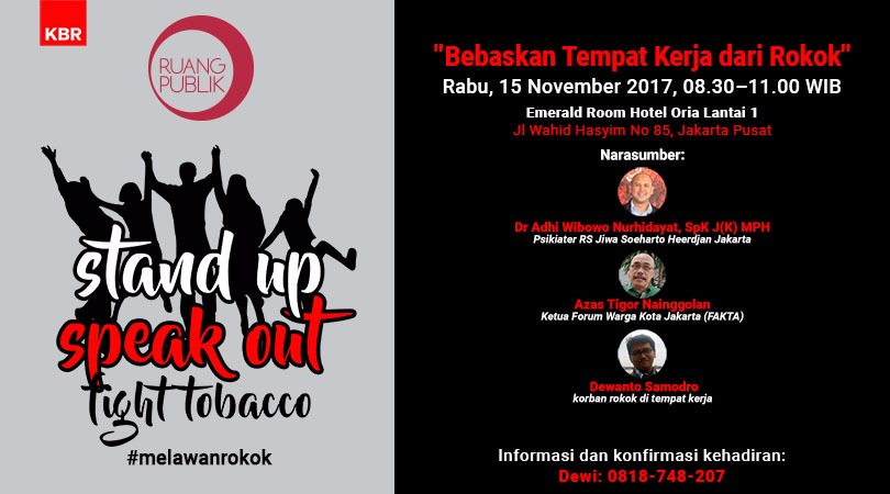 Bebaskan Tempat Kerja dari Rokok 