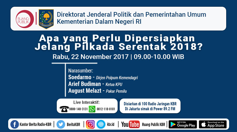 Jelang Pilkada Serentak 2018