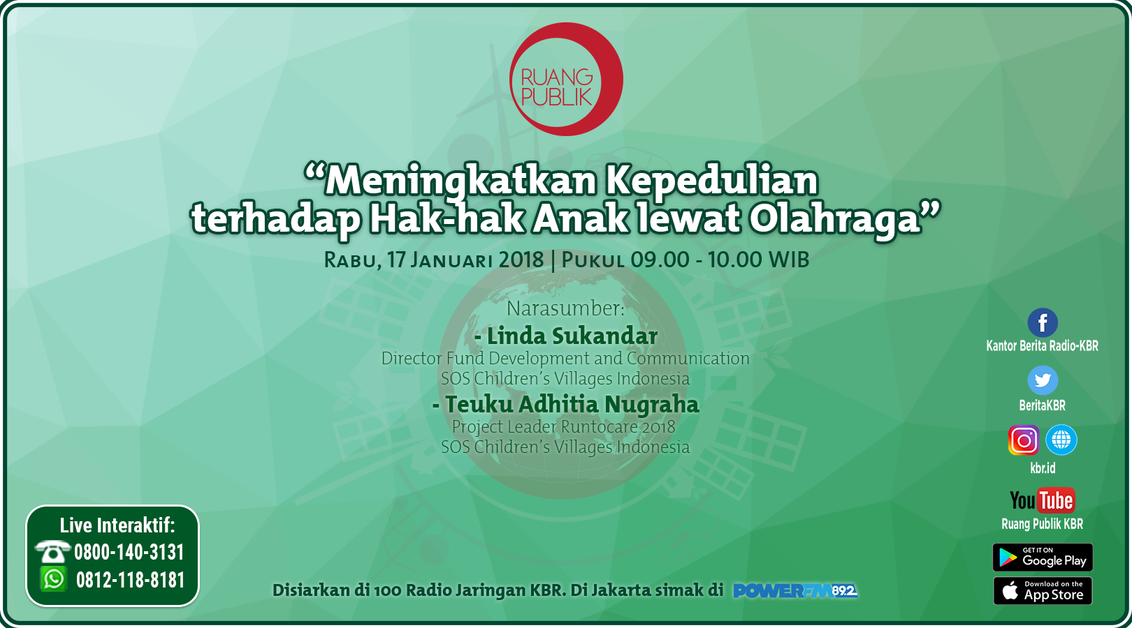 Meningkatkan Kepedulian Terhadap Hak-hak Anak Lewat Olahraga