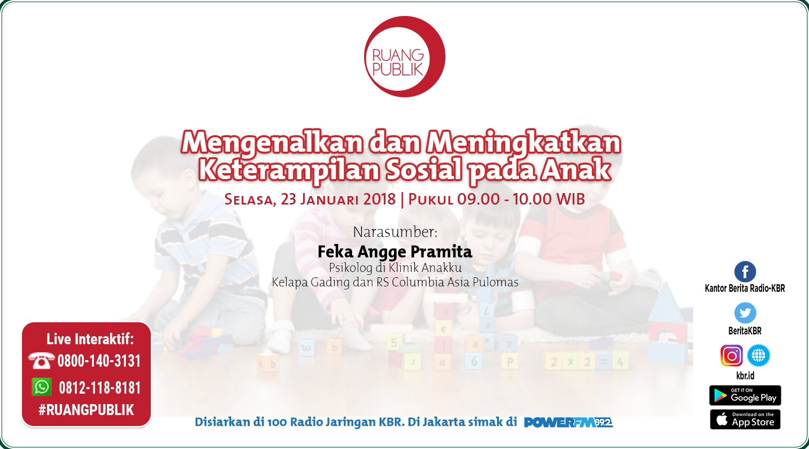 Mengenalkan Keterampilan Sosial pada Anak 