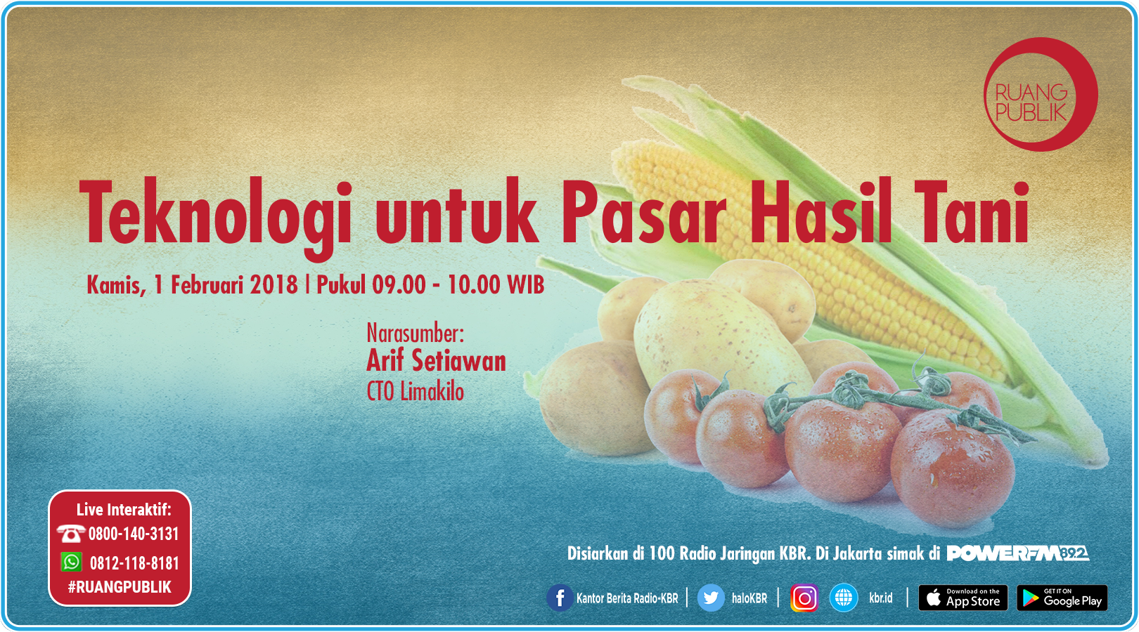Teknologi Untuk Pasar Hasil Tani
