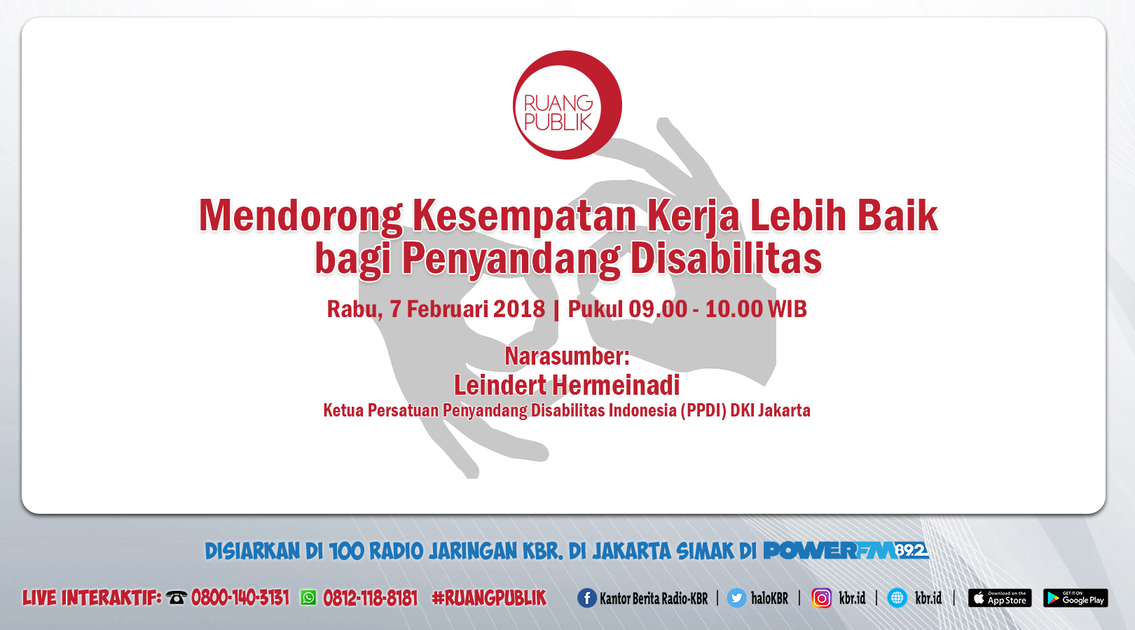 Mendorong Kesempatan Kerja Lebih Baik Bagi Penyandang Disabilitas