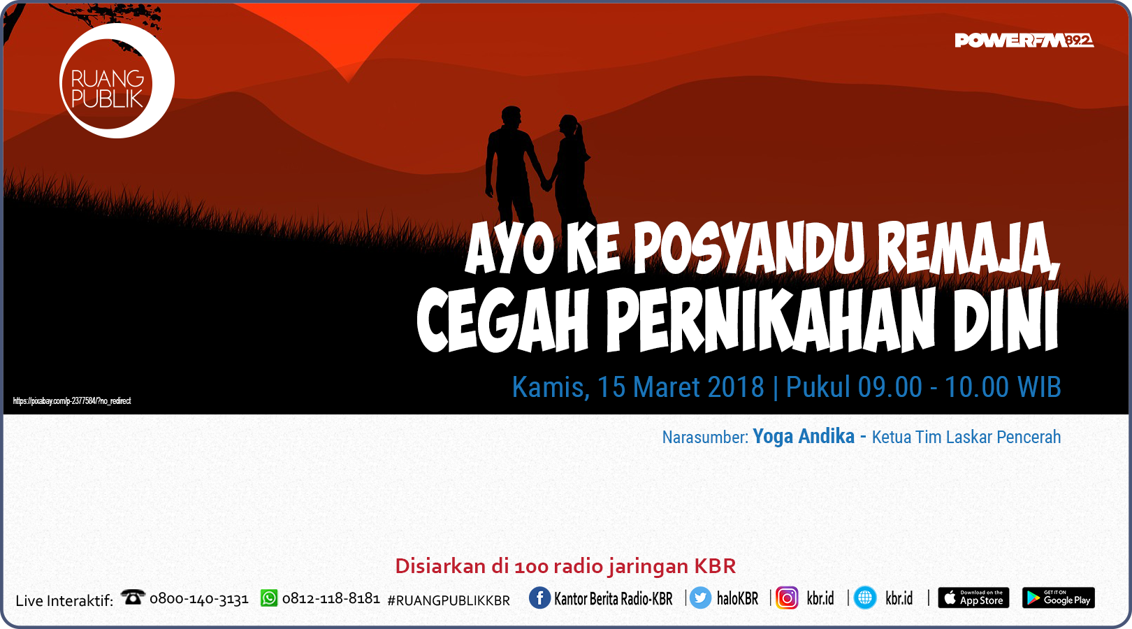 Ayo ke Posyandu Remaja, Cegah Pernikahan Dini 