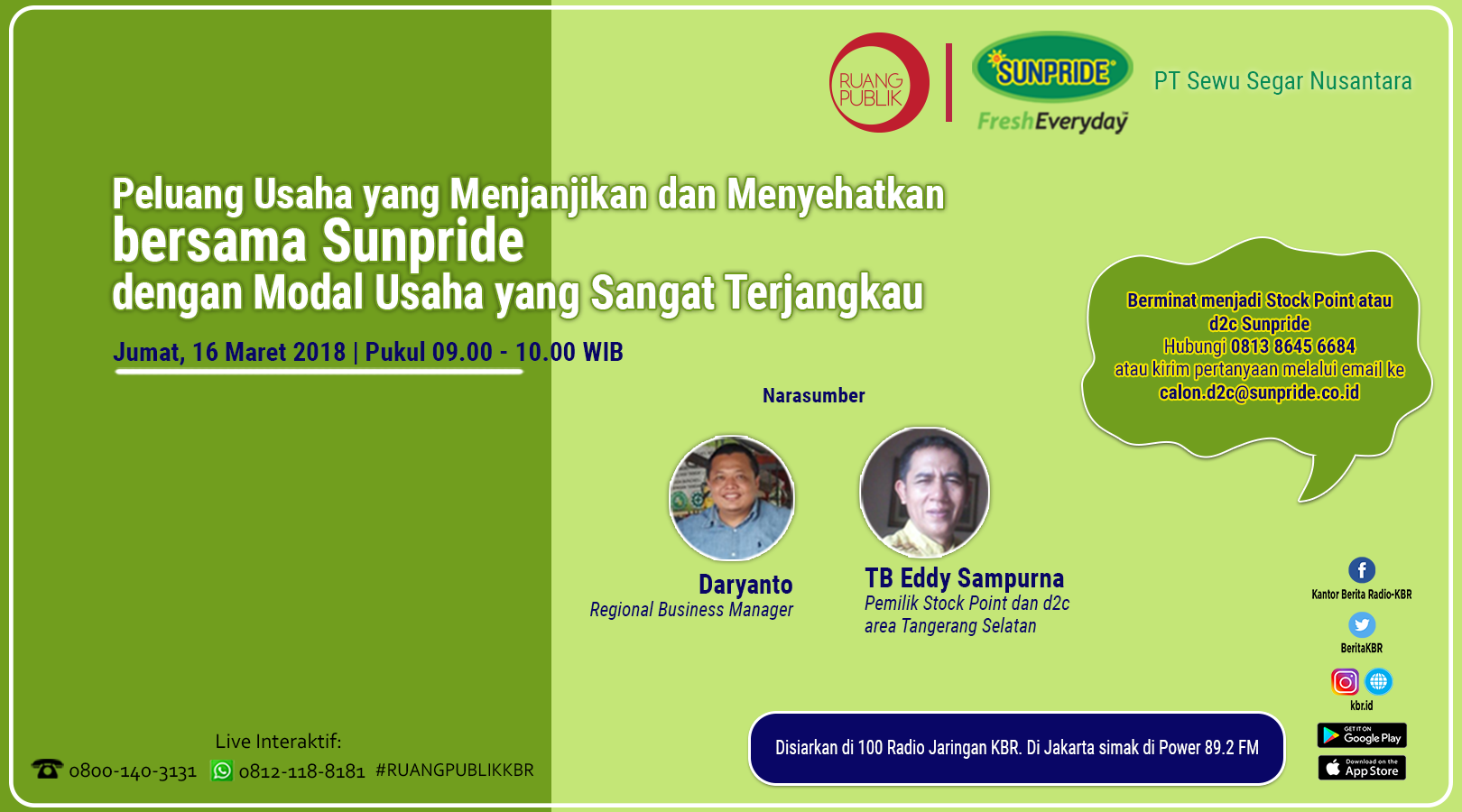 Peluang Usaha yang Menyehatkan bersama Sunpride