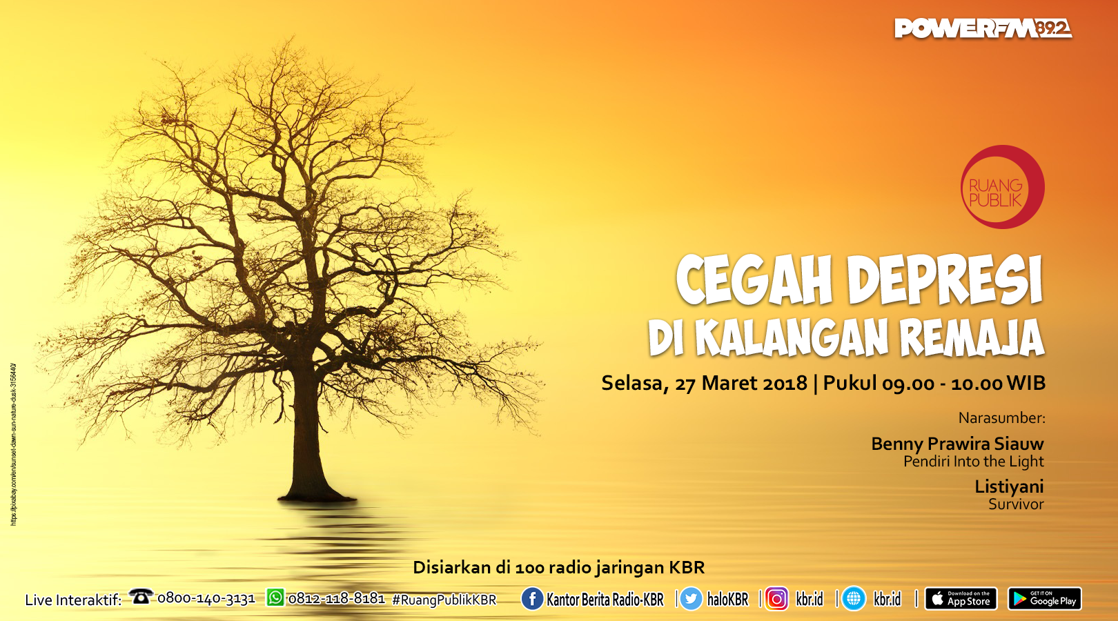 Cegah Depresi di Kalangan Remaja