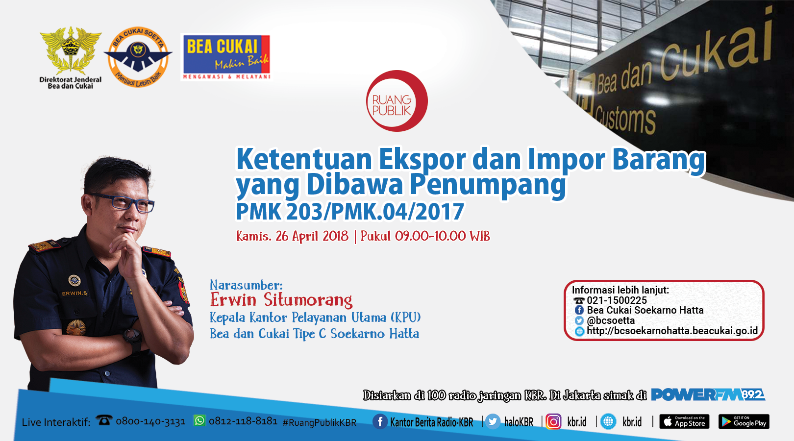 Ketentuan Ekspor dan Impor Barang Penumpang dan Awak Sarana Pengangkut
