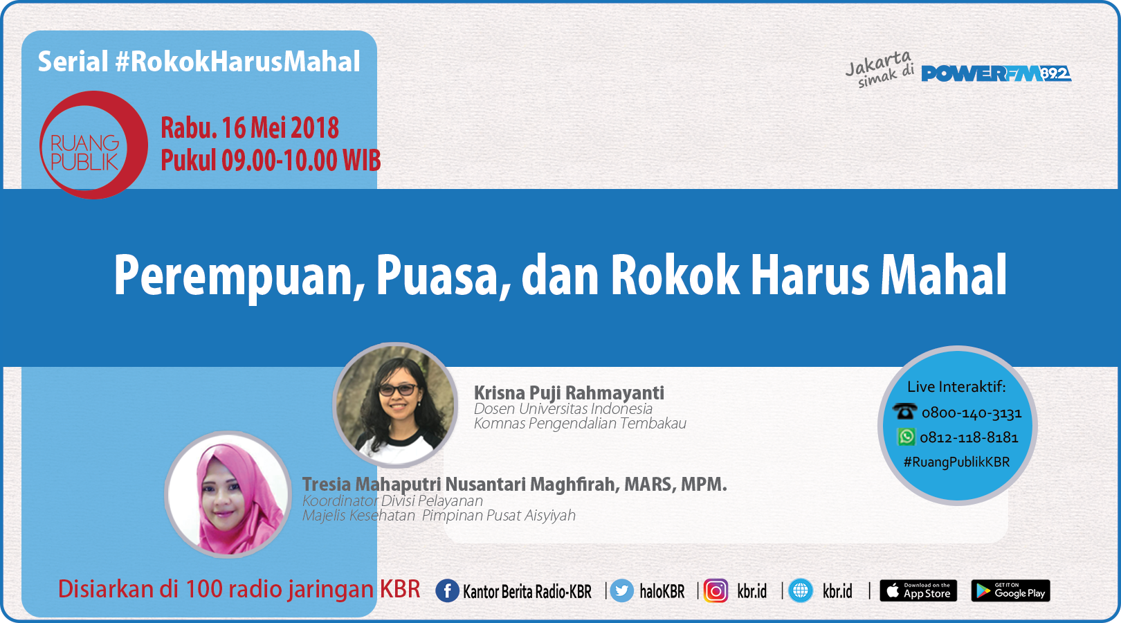 Perempuan, Puasa, dan Rokok Harus Mahal 