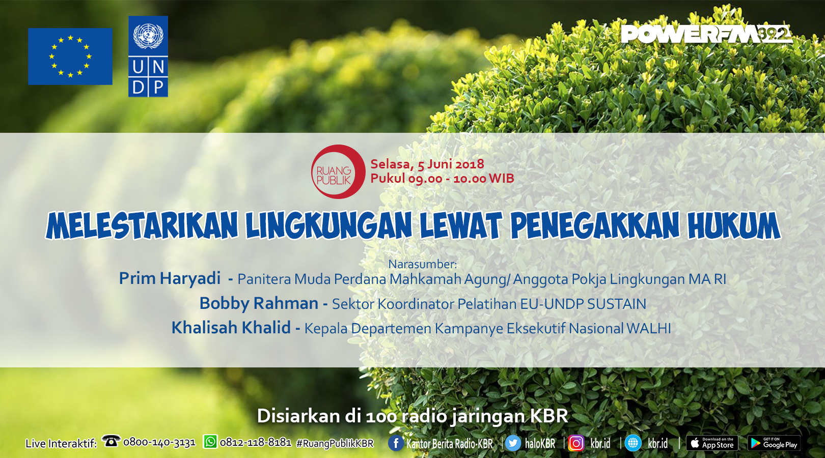 Melestarikan Lingkungan Lewat Penegakkan Hukum