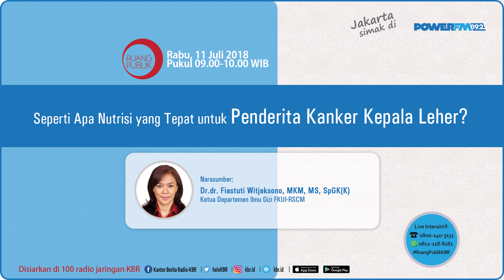 Seperti Apa Nutrisi yang Tepat Untuk Penderita Kanker Kepala Leher?