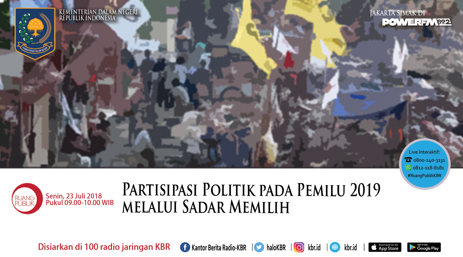 Partisipasi Politik pada Pemilu 2019 melalui sadar Memilih