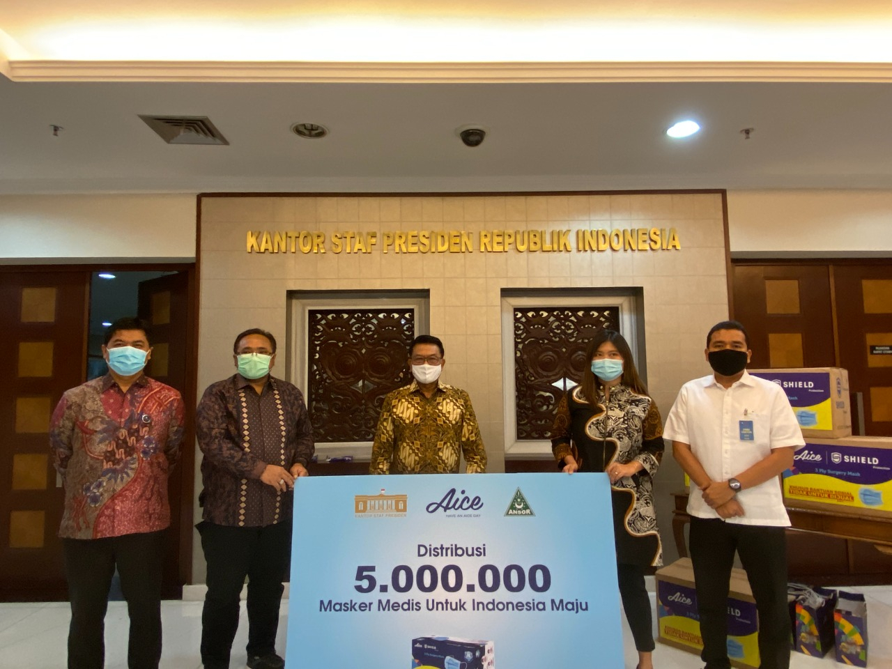 Donasi Masker Medis, Upaya Industri Bantu Masyarakat di tengah Pandemi