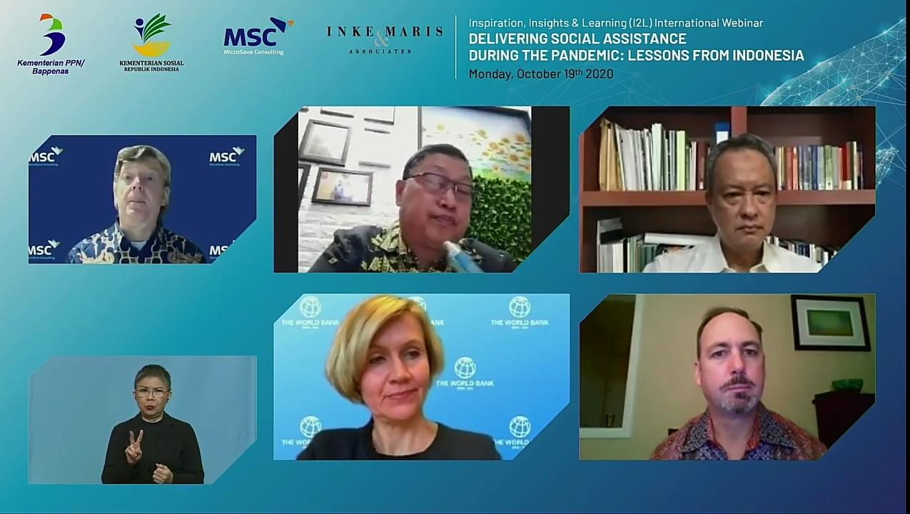 Webinar Internasional BPPN, Penyaluran Bansos Selama Pandemi: Belajar dari Indonesia