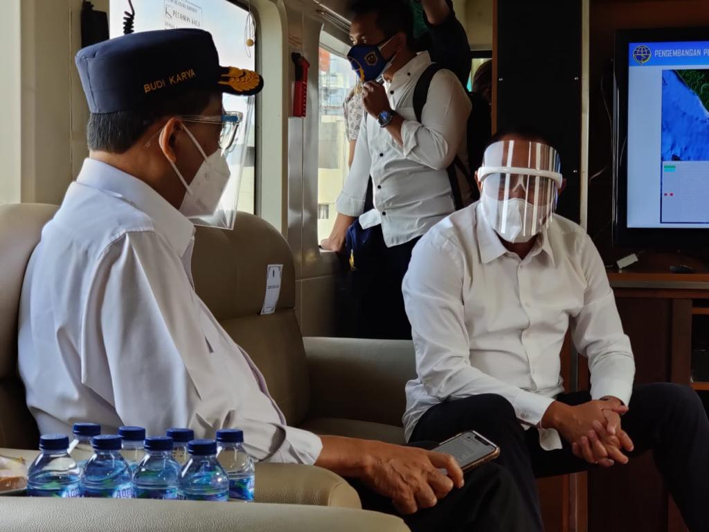 Kunjungan Kerja di Medan, Menhub Minta Pembangunan Terapkan Disiplin Prokes Covid-19