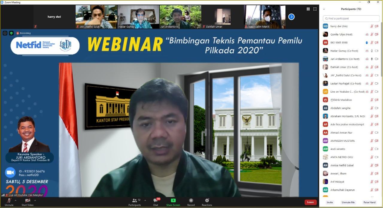Pandemi, Optimalkan Lembaga Pemantau Pemilu bagi Demokratisasi dan Disiplin Prokes