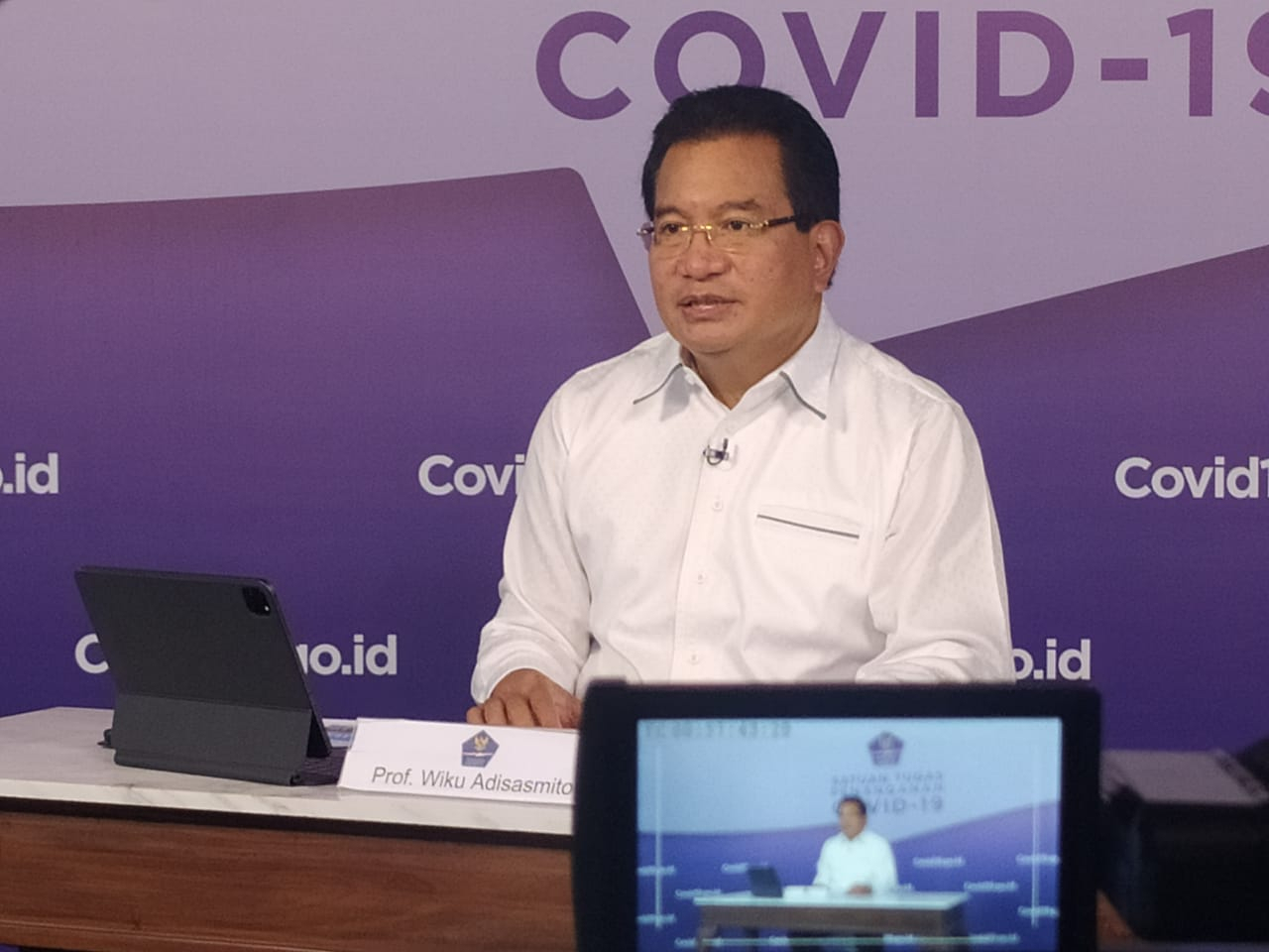 Satgas Covid-19 Kabarkan Perkembangan Penanganan Pandemi kepada Dunia