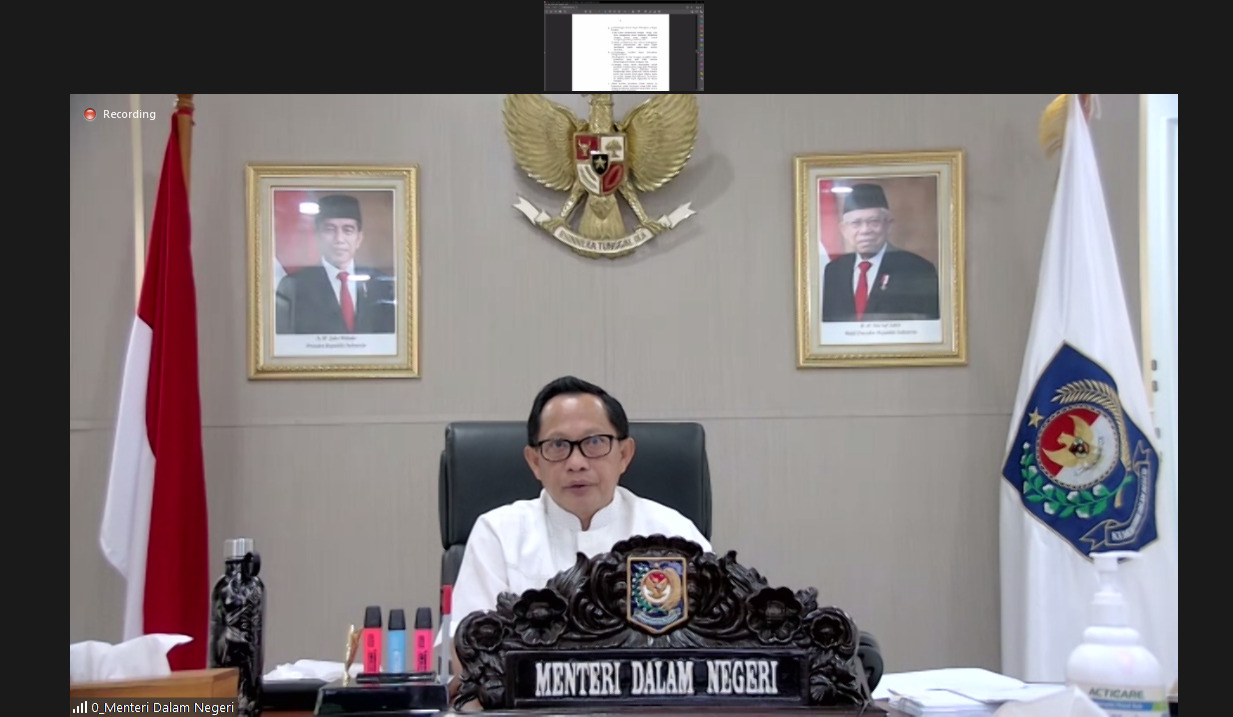 Mendagri Tekankan Kekompakan Forkopimda jadi Kunci Keberhasilan PPKM Darurat