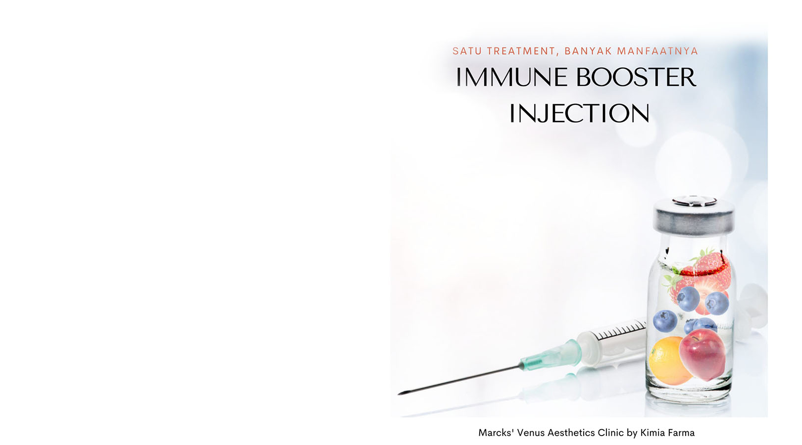 Immune Booster Injection di Era New Normal, Bekerja Ekstra Melawan Virus