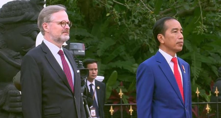 Bertemu PM Ceko, Jokowi Bahas Kerja Sama dan Isu Strategis