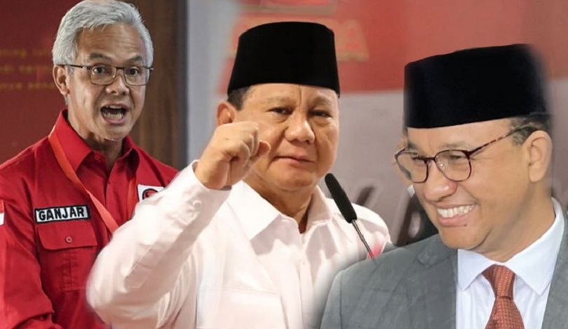  Survei Capres LSI: Ganjar dan Prabowo Ketat, Anies Menguntit