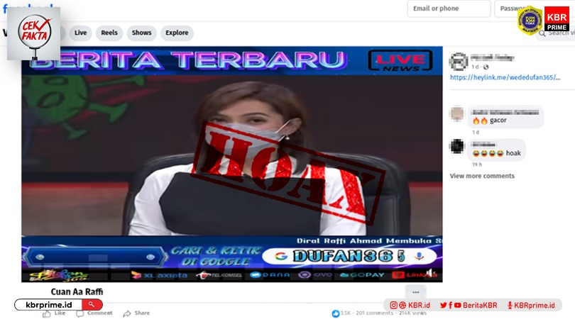 Cek Fakta: Hoaks Video Najwa Promosikan Situs Judol