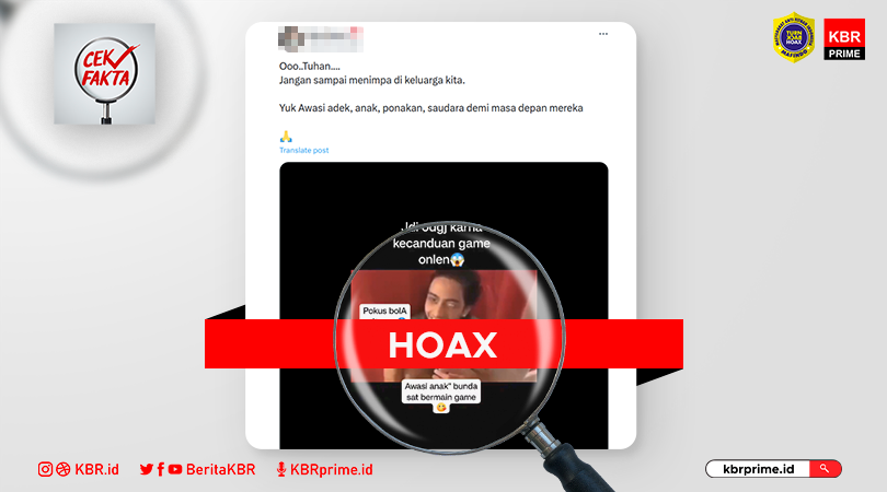Cek Fakta: Jadi ODGJ Karena Kecanduan Game Online