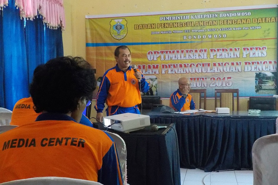BPBD Bondowoso Gelontorkan 100 juta untuk Optimalisasi Peran Pers