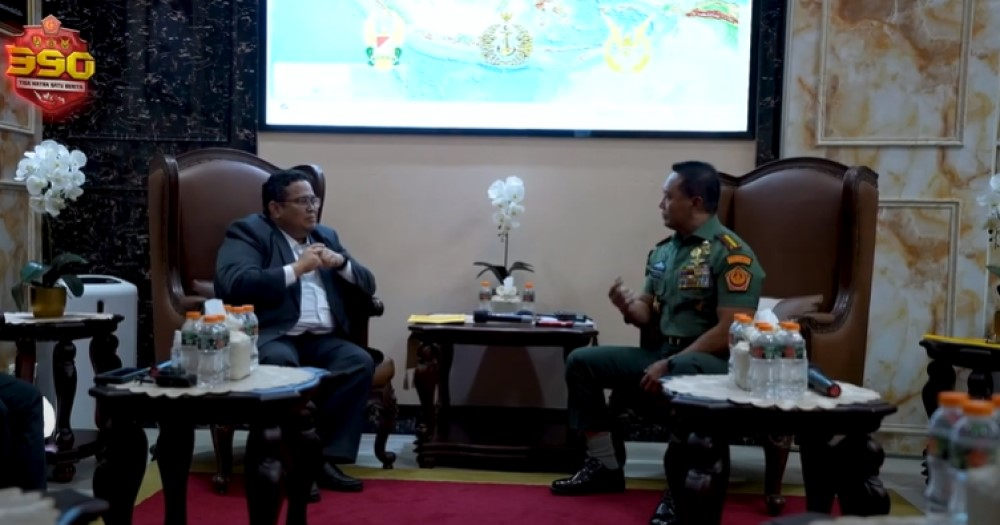 Dukung Bawaslu, Panglima Serahkan Daftar TNI Aktif dan Purnawirawan