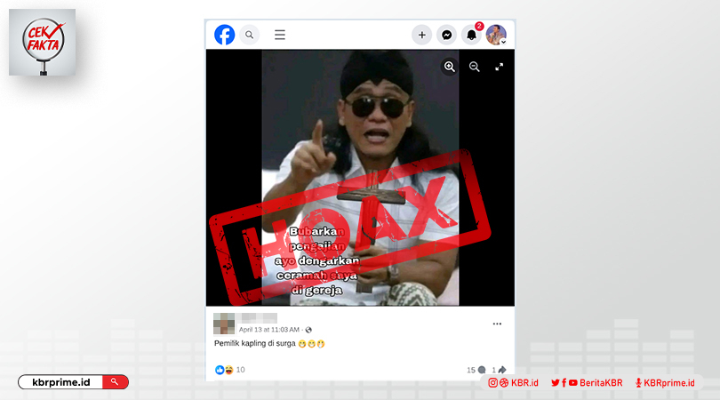 Cek Fakta: Gambar Gus Miftah Memegang Salib