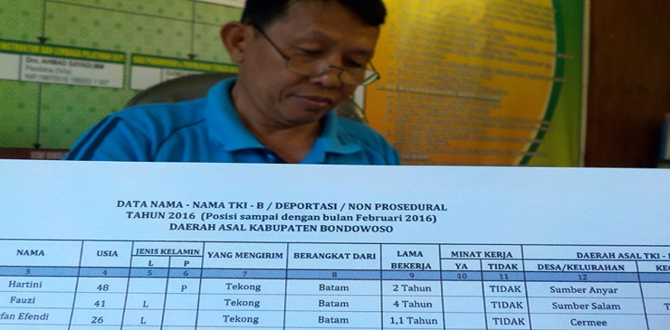 Malaysia Deportasi TKI Asal Bondowoso