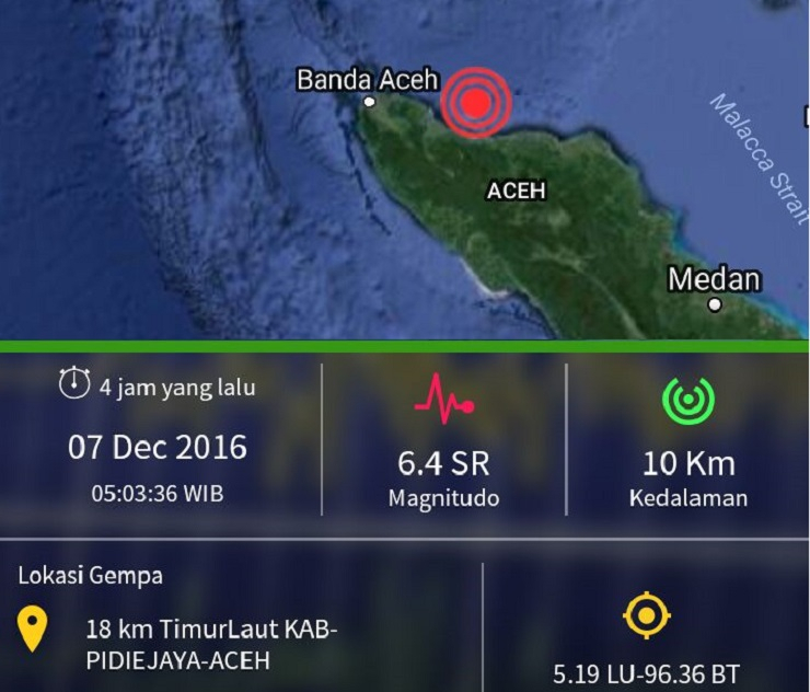RSUD Pidie Jaya Rusak Kena Gempa, Pasien Dirawat di Halaman