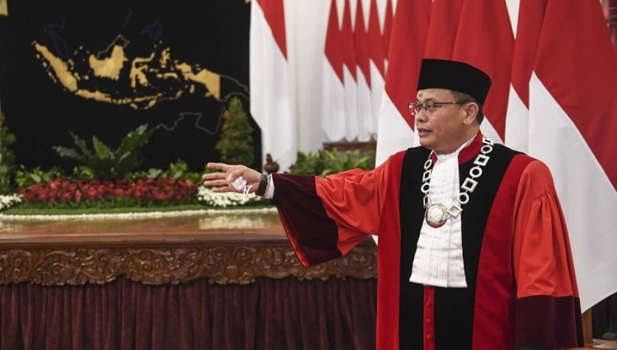 MKMK: Hakim Konstitusi Guntur Hamzah Akui Ubah Frasa Putusan