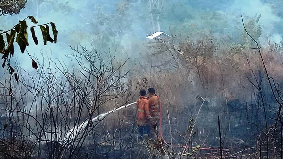 BPBD Aceh Besar Kesulitan Atasi Karhutla di Gunung Seulawah
