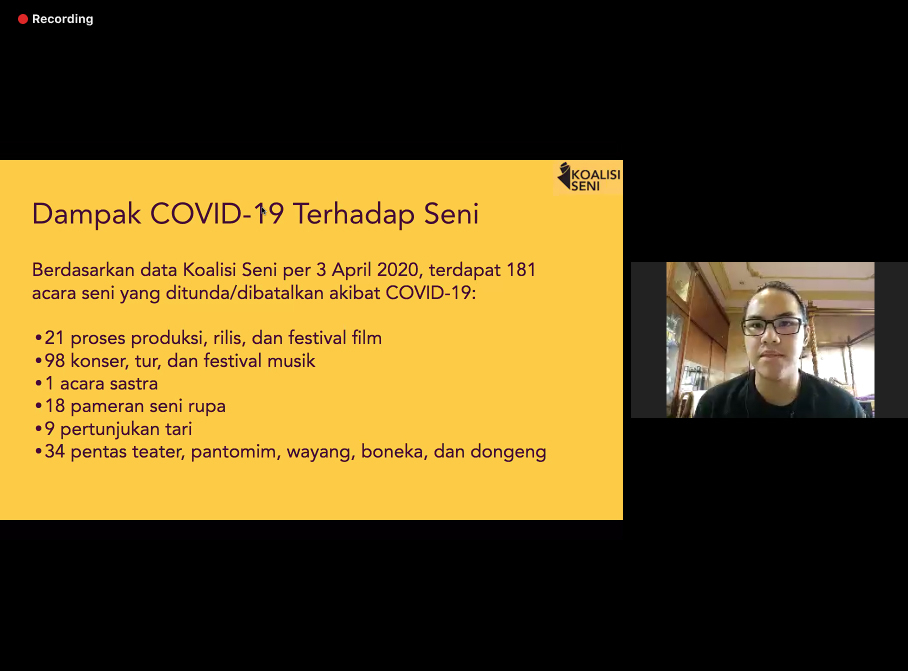 Advokasi Kebijakan Koalisi Seni untuk Ekosistem Seni di tengah Pandemi
