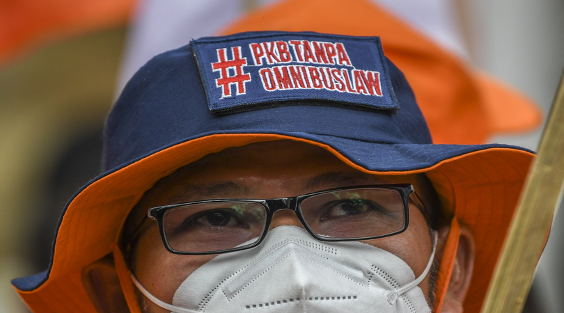 May Day 2022, ASPEK Indonesia Serukan Tolak Omnibus Law Ciptaker 
