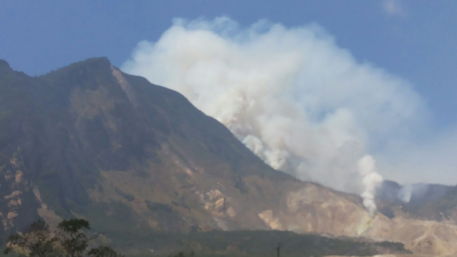 Gunung Papandayan Terbakar, Pendakian Ditutup