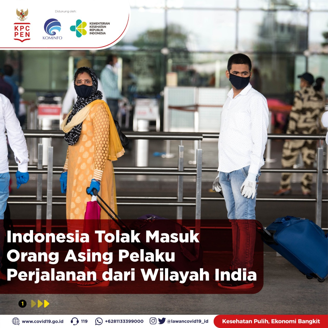 Kemenkes : Belum Ada Rencana Menutup Perjalanan dari Negara Selain India